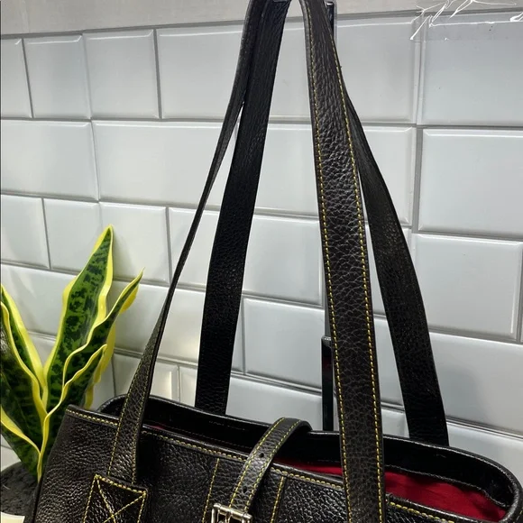 Dooney & Bourke brown leather large brown tote bag - Picture 5 of 15